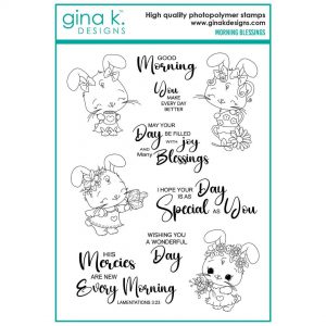 Gina K. Designs - Morning Blessings Clear Stamps