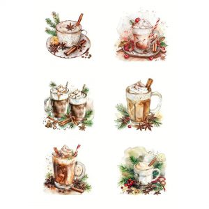 Reprint - Klippark A4 - Christmas Coffee