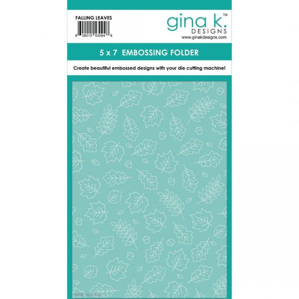 Gina K. Designs - Falling Leaves Embossing Folder